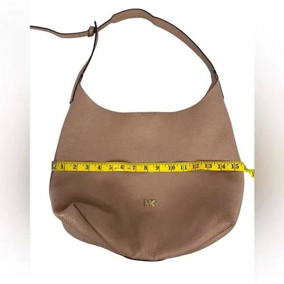 Michael Kors Medium Junie Leather Hobo Bag - Blush - Picture 9 of 13